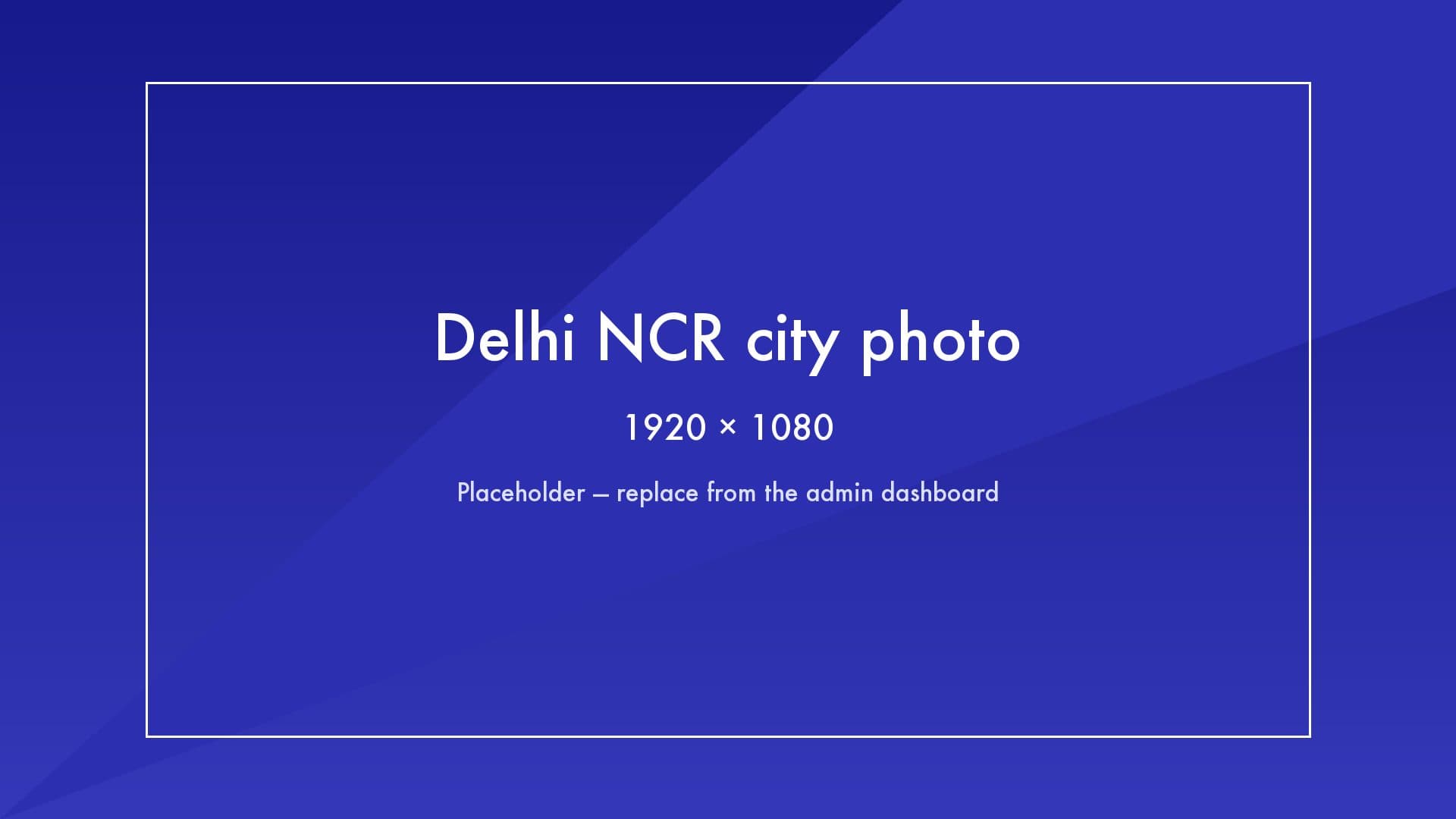 Residential property in Delhi NCR