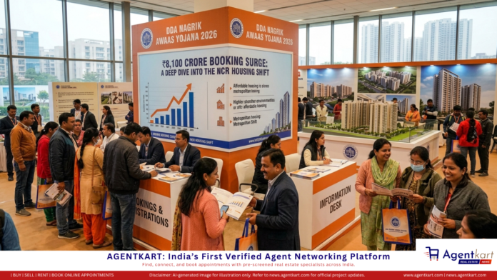 DDA Nagrik Awaas Yojana 2026 and the ₹8,100 Crore Booking Surge: A Deep Dive into the NCR Housing Shift